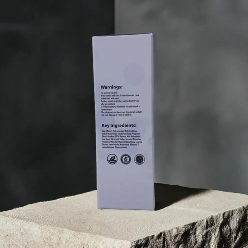 Serum Box warning and key ingredients